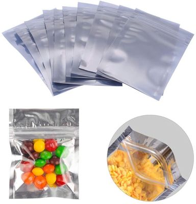 Kantong Kantong Plastik Kemasan Plastik Foil yang dapat ditutup kembali, Bukti Kelembaban Depan yang Jelas