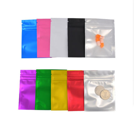 Mylar Matte Zip Kantong Kemasan Plastik yang Dapat Ditutup Kembali Bukti Kelembaban