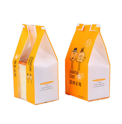 Roti Kertas Laminasi Matte Tas Kemasan Roti Biodegradable Custom Gravure Dicetak