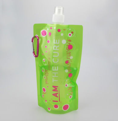 CMYK 150 Micron Custom Printed Drink Pouches Bag Ukuran 500ml 400ml