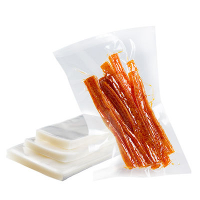 Clear Nylon Vacuum Packaging Bags Penghemat makanan 160mic 200mic kedap udara