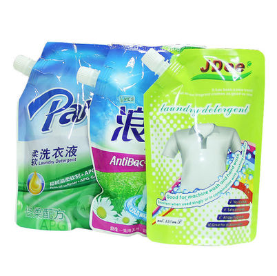 BOPP Liquid Laundry Detergent Pouch Kemasan Kantong Plastik 50-200 Mikron