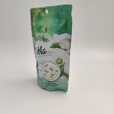 Stand Up 14g Foil Aluminium Pouch Packaging Custom Dicetak Tebal 0.28mm