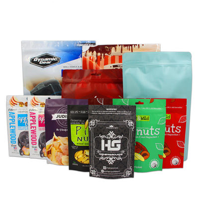 VMPE Customized Printed Aluminium Foil Bag Pouch Bawah Gusseted