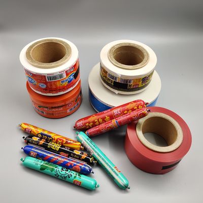 Sosis Gulungan Kemasan Cetak Kustom 80Mpa PVDC Coated Film 40-60um