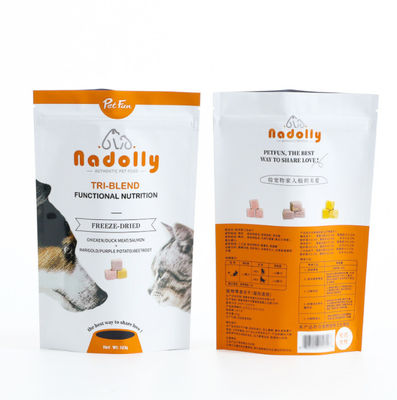 Digital Printing 1lb Reasealable Stand Up Mylar Bags Untuk Makanan Anjing Kucing