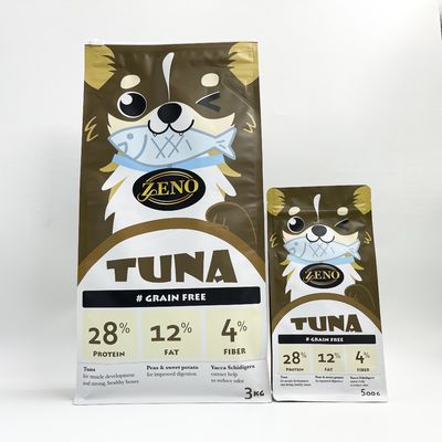 Aluminium Foil Flexible Dog Cat Birds Feeds Food Packaging Bags 3KG Untuk Hewan Peliharaan