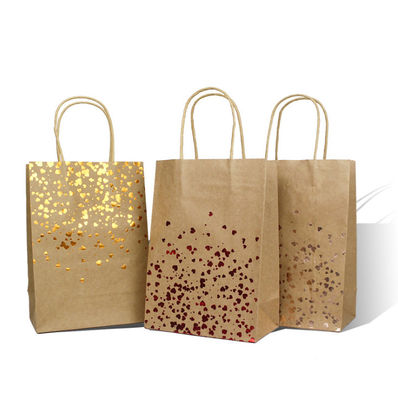 310 * 110 * 420mm gravure custom print paper carry bag dengan pegangan Twisted