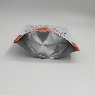OEM Cake Powder  Aluminium Bag Side Gusset Ditutup Kembali Standing Pouch Foil