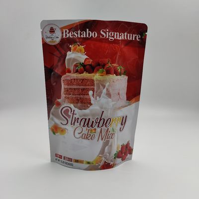 ISO9001 Food Grade Stand Up Aluminium Foil Bag pouches Heat Sealed Custom Printed