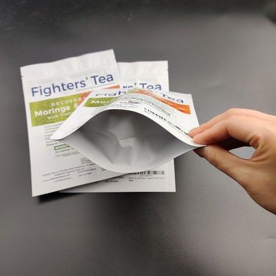 0.2mm Tebal Zip Lock Aluminium Foil Bag Kantong Warna Dicetak Dengan Kapasitas 500g
