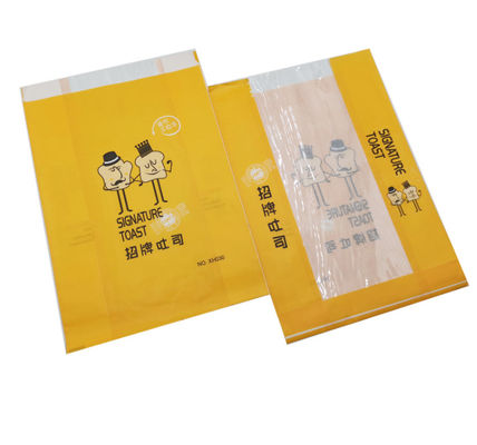 Roti Kertas Laminasi Matte Tas Kemasan Roti Biodegradable Custom Gravure Dicetak