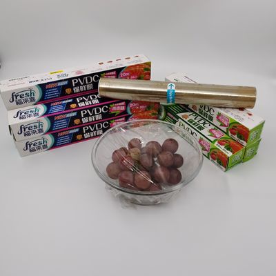 Film pembungkus makanan kelas anti Kabut PVDC Taste Holding stretch film wrap