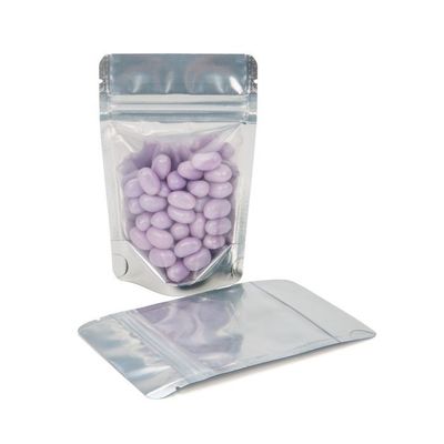 Mylar Aluminium Foil Plastic Packaging Bag Pouch Clear Front 8OZ-100OZ Capacity