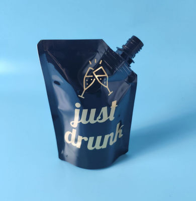 Kustom Artwork Gravure Printing Liquid Packaging Pouch bag Dengan Nozzle 200 mikron
