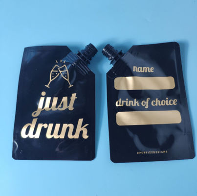 Kustom Artwork Gravure Printing Liquid Packaging Pouch bag Dengan Nozzle 200 mikron