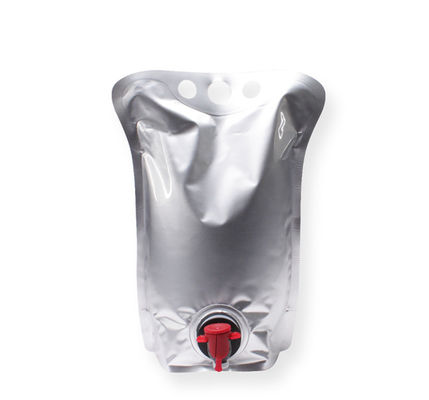 CMYK Vaccum Spouted Stand Up Liquid Packaging Pouches Aluminium Foil Inner