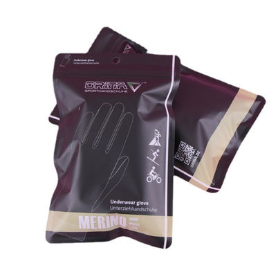 Gravure Printing  Packaging Untuk Pakaian CMYK Stand Up Zipper Bags