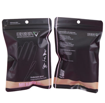 Gravure Printing  Packaging Untuk Pakaian CMYK Stand Up Zipper Bags