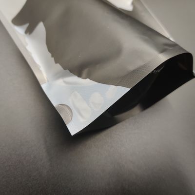 Stand Up Pet Food Packaging Bag Pouch Rotogravure Bawah Datar Dicetak Dengan Ritsleting