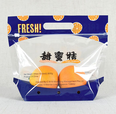 Promosi Bopp Plastic Zipper Food Packaging Bag Pouch Side Gusset Untuk Sayuran Buah