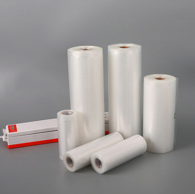 Kantong Vakum Timbul Rumah Tangga Vacuum Sealer Rolls Untuk Paket Makanan