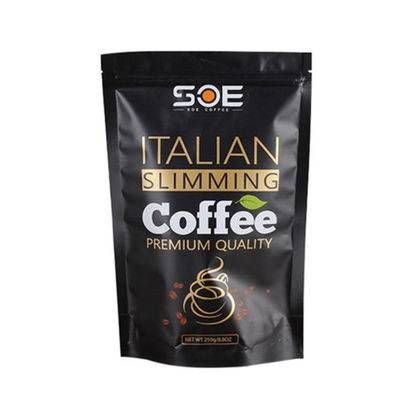 Aluminium Foil Inner Stand Up Printed Coffee Pouch Packaging Bags 200-400mikron