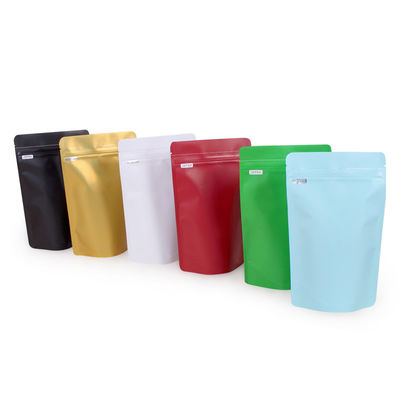 Aluminium Foil 125g Stand Up Coffee Bean Pouch Bags Dengan Valve