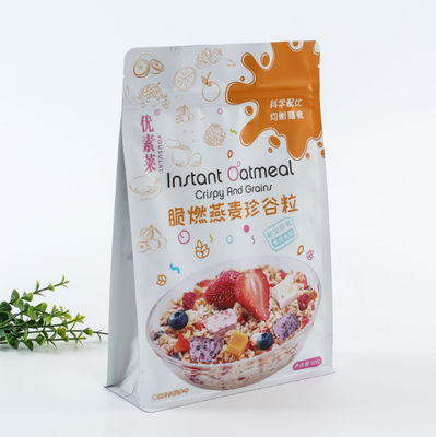 Offset Printing foil tas ritsleting tas kunci zip aluminium foil Bawah Datar
