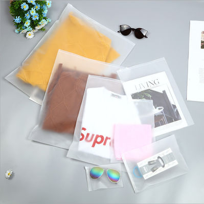 Silk Screen Printing PVC PE Plastic Zip Lock Bags Untuk Pakaian Bukti Kelembaban
