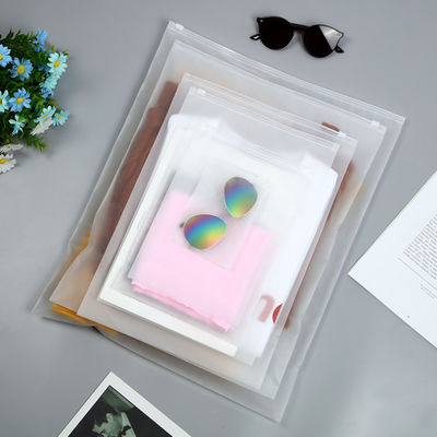 Silk Screen Printing PVC PE Plastic Zip Lock Bags Untuk Pakaian Bukti Kelembaban