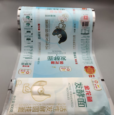 OEM ODM Makanan Kemasan Plastik Film Roll Gravure Printing Untuk Mie Kering Instan