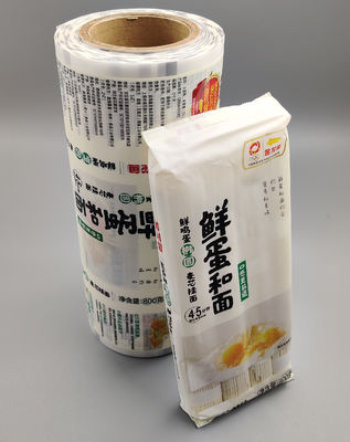 Film plastik cetak ISO9001 Dry Food Gravure mencetak gulungan plastik untuk kemasan