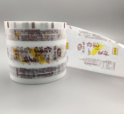 Makanan Dicetak Kemasan Roll MOPP CPP Film Plastik Fleksibel Lebar 112mm
