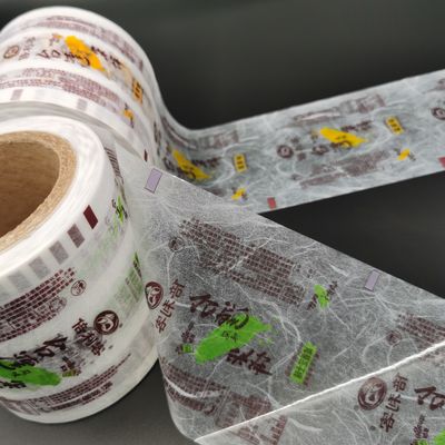 Bukti Kelembaban Buram LDPE Plastik Dicetak Kemasan Gulungan Laminasi Fleksibel