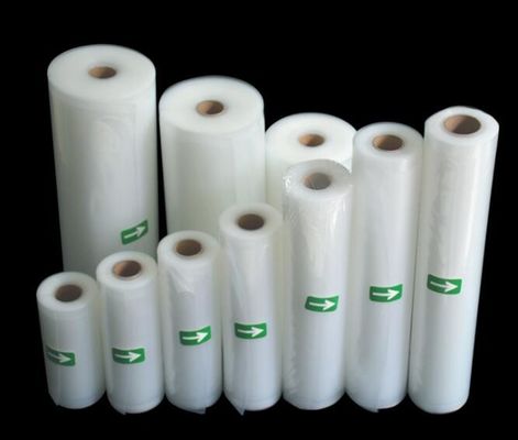 Gravure Printed Vacuum Sealer Plastic Rolls Kantong Plastik Paket Vakum ISO9001