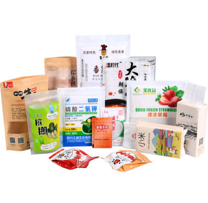 Food Grade OPP Tas Kemasan Makanan Beku 100 mikron-120 Mikron Panas Disegel