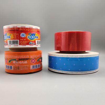 Sosis PVDC Roll Film Packaging High Barrier Laminated Film Untuk Kemasan Makanan