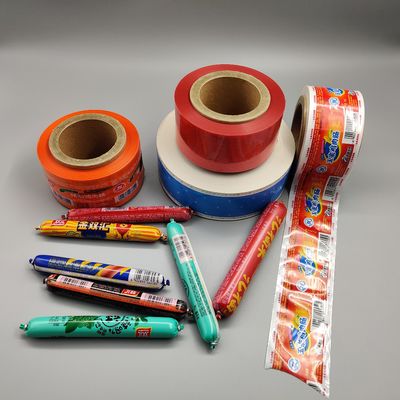 Sosis PVDC Roll Film Packaging High Barrier Laminated Film Untuk Kemasan Makanan