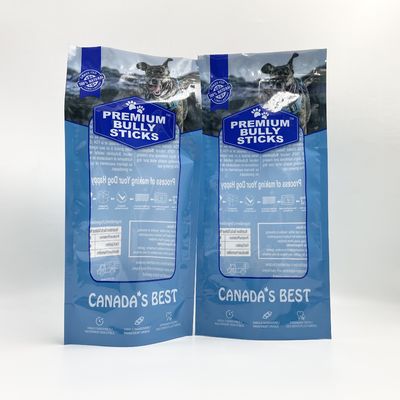 Garvure Printing Stand Up Pet Food Packaging Bag Dengan Zipper Top