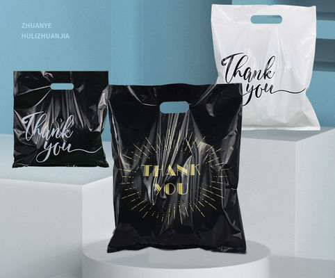 Die Cut Handle Membawa Tas Belanja 200 Micron Gravure Printing
