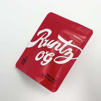 3.5G Mylar Printing Packaging Bags 105 Mikron