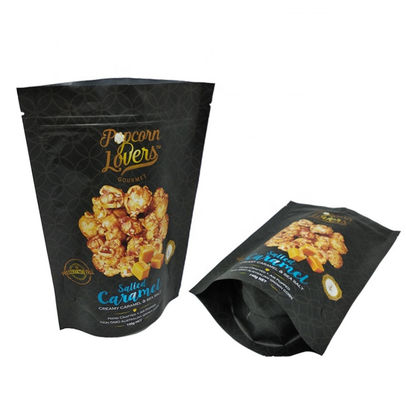Kemasan Makanan Matte Aluminium Foil Bag VMPET Popcorn Plastic Bag