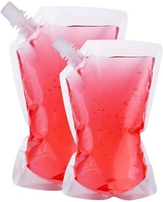 300 Mikron Cerat Kantong Minuman Jus Plastik Pencetakan Gravure