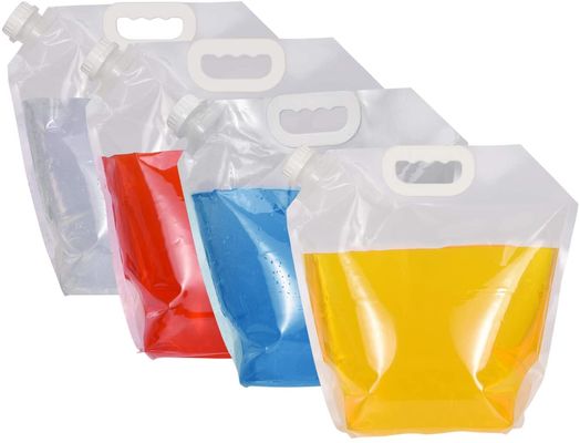 Pencetakan Gravure PET 5L Bear Plastic Liquid Pouches Bau Bukti