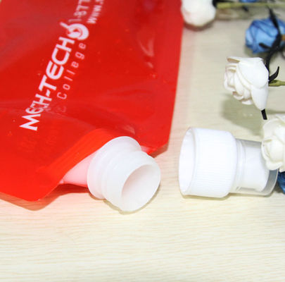 Resuable OEM Plastic Sports Stand Up Liquid Pouches Pencetakan Gravure
